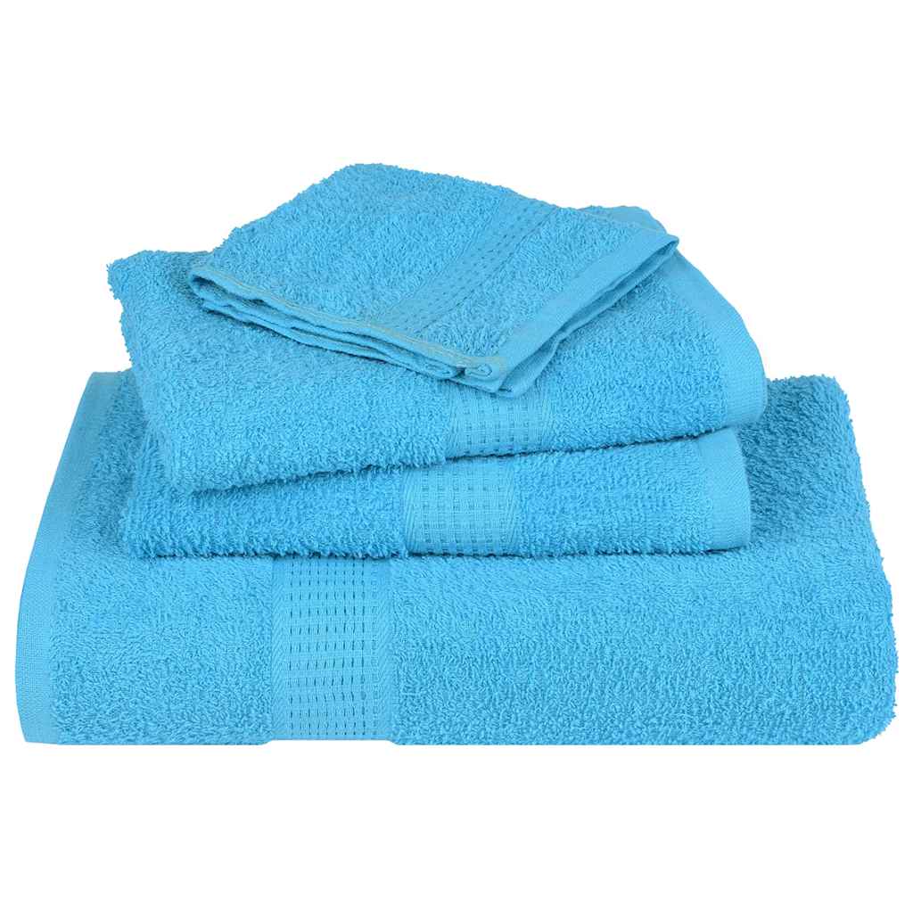 Gjestehåndklær FROGN 2 stk turkis 30x50 cm 360 gsm