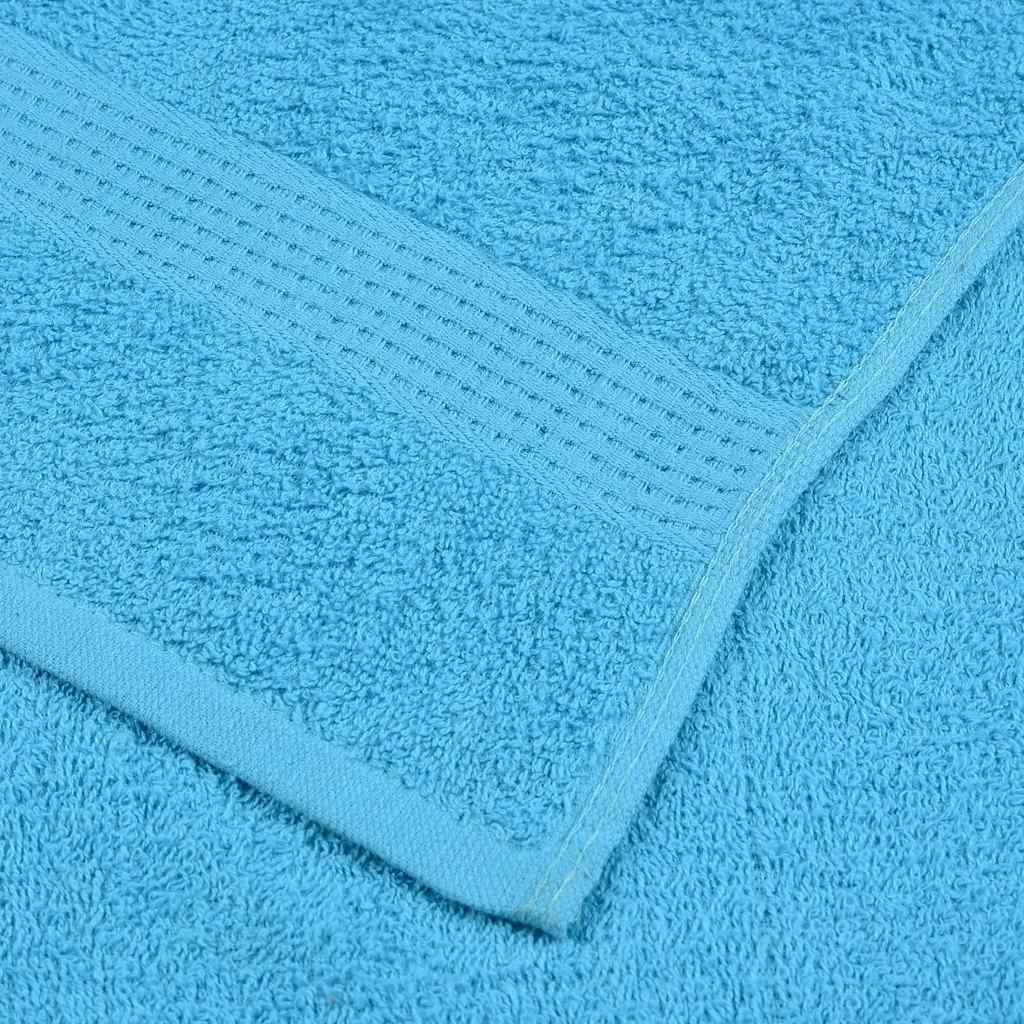 Gjestehåndklær FROGN 10 stk turkis 30x50 cm 360 gsm