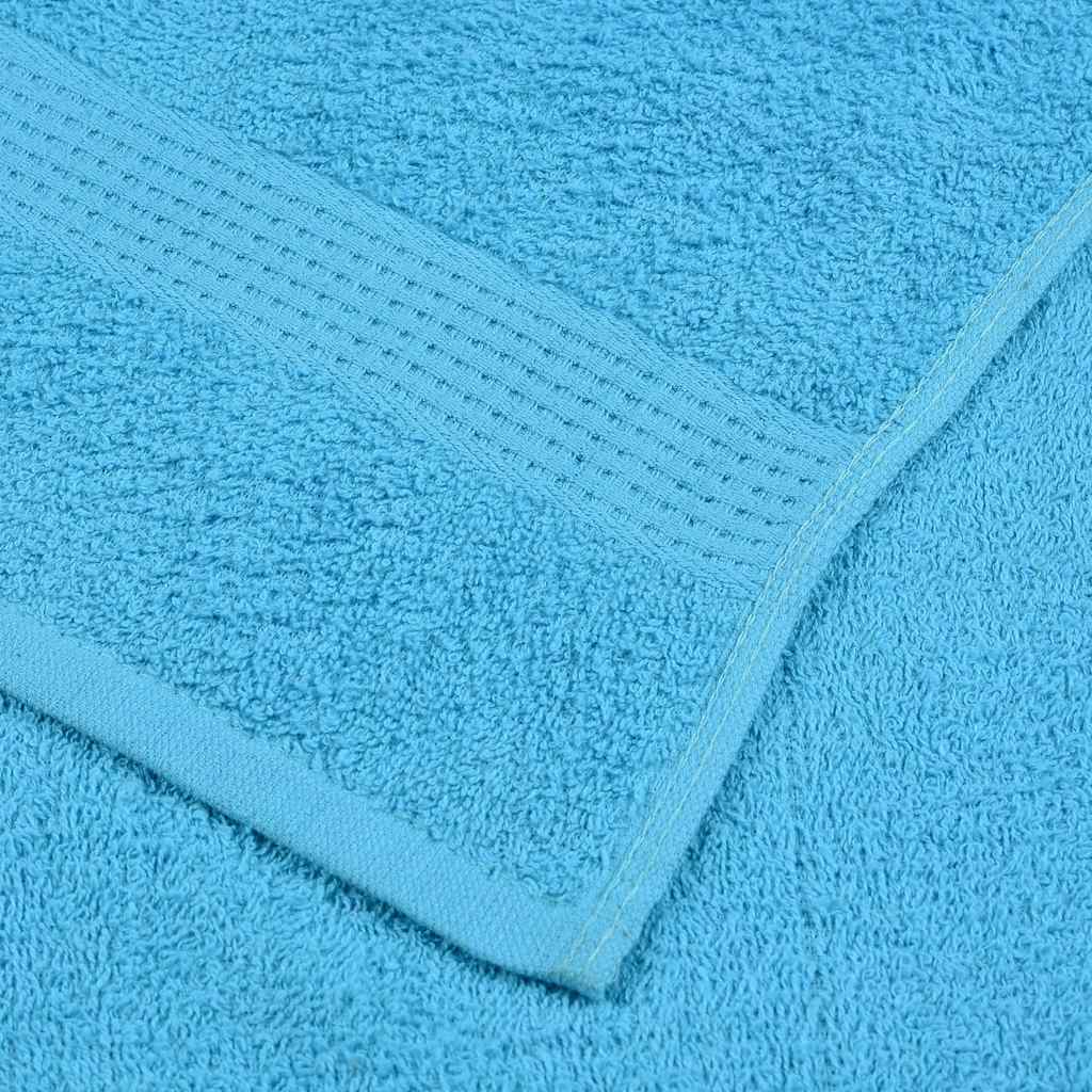 Håndklær FROGN 4 stk turkis 50x100 cm 360 gsm
