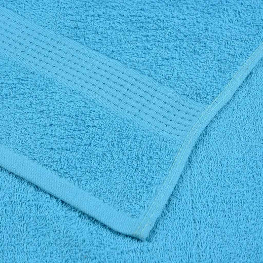 Badehåndklær FROGN 10 stk turkis 100x150 cm 360 gsm