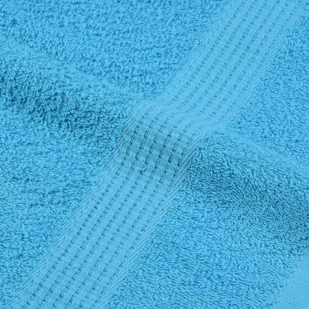 Badehåndklær FROGN 10 stk turkis 100x150 cm 360 gsm