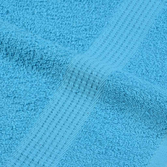 Badehåndklær FROGN 10 stk turkis 100x150 cm 360 gsm