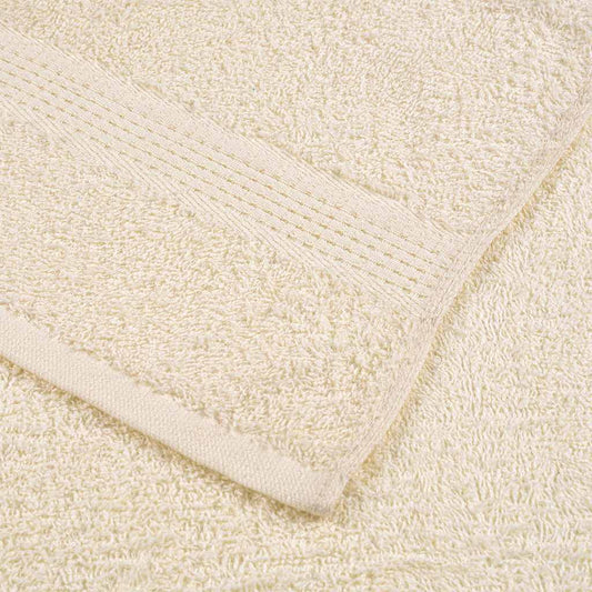 Badehåndklær FROGN 4 stk kremhvit 100x150 cm 360 gsm