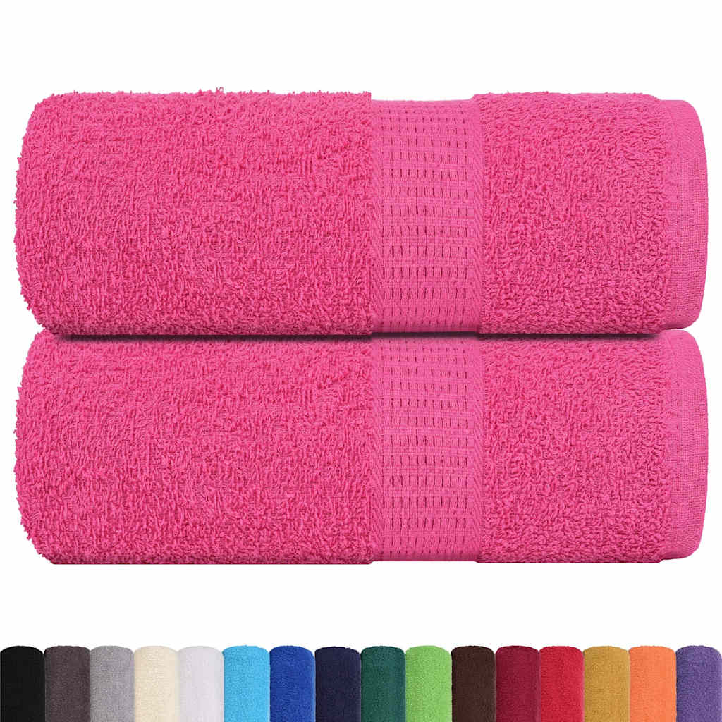Vaskehåndklær FROGN 2 stk rosa 30x30 cm 360 gsm