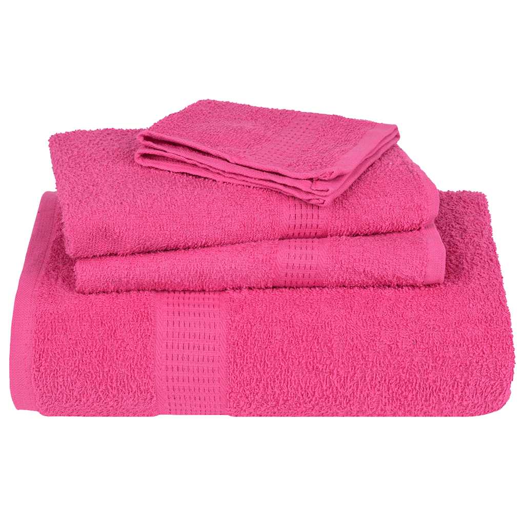 Såpehåndklær 2 stk rosa 30x30 cm 360 g/m2 100 % bomull