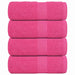Vaskehåndklær FROGN 4 stk rosa 30x30 cm 360 gsm