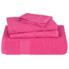 Såpehåndklær 4 stk rosa 30x30 cm 360 g/m2 100 % bomull