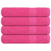 Håndklær FROGN 4 stk rosa 100x200 cm 360 gsm