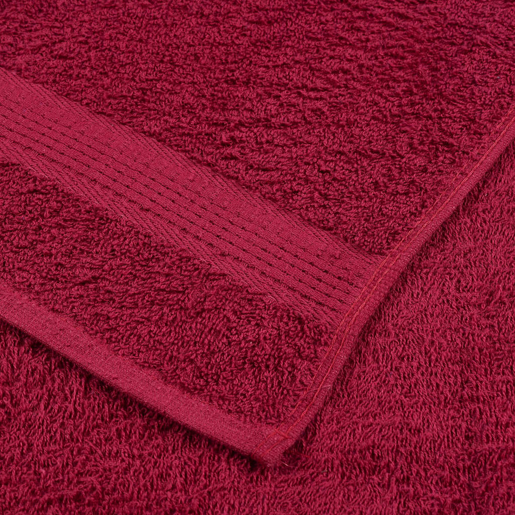 8-delers håndklesett FROGN burgunder 360 gsm