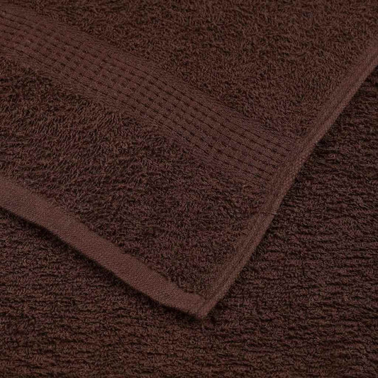 8-delers håndklesett FROGN brun 360 gsm