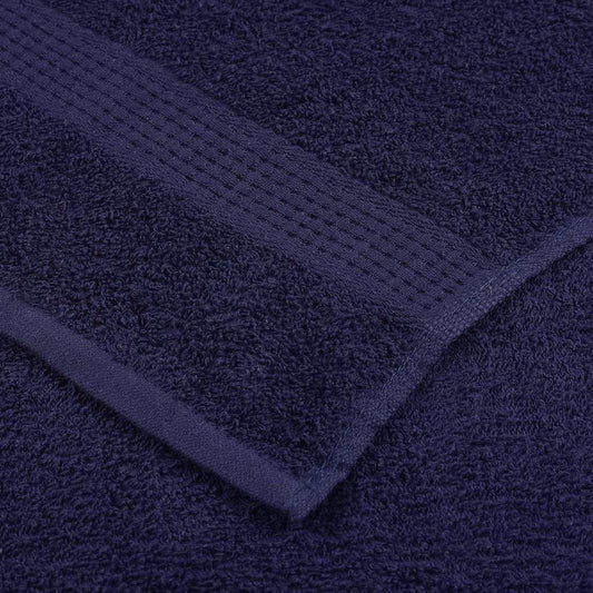 8-delers håndklesett FROGN marineblå 360 gsm