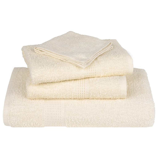 8-delers håndklesett FROGN kremhvit 360 gsm