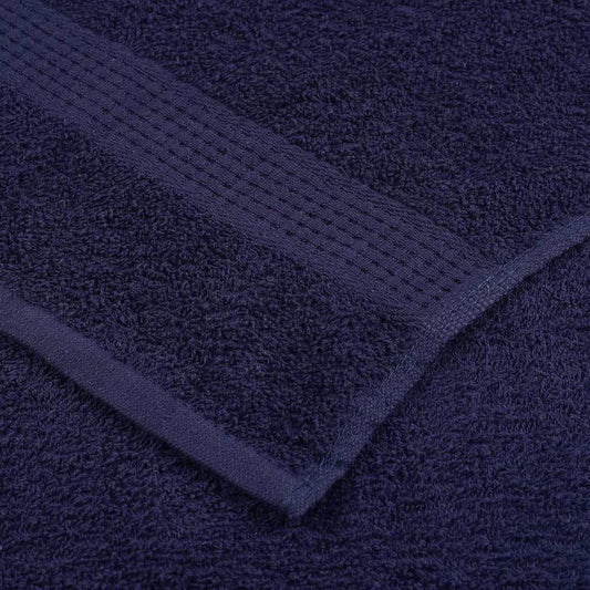 6-delers håndklesett FROGN marineblå 360 gsm