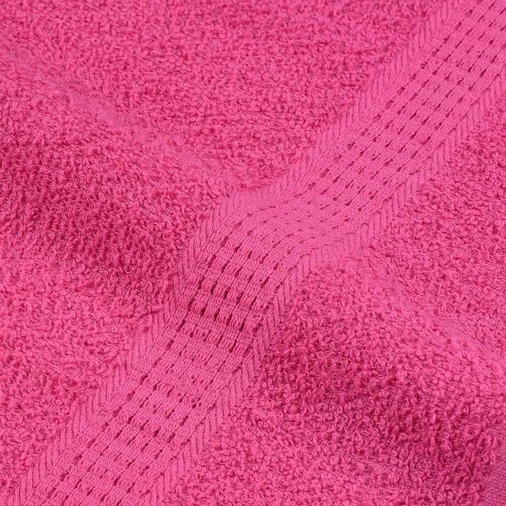 6-delers håndklesett FROGN rosa 360 gsm