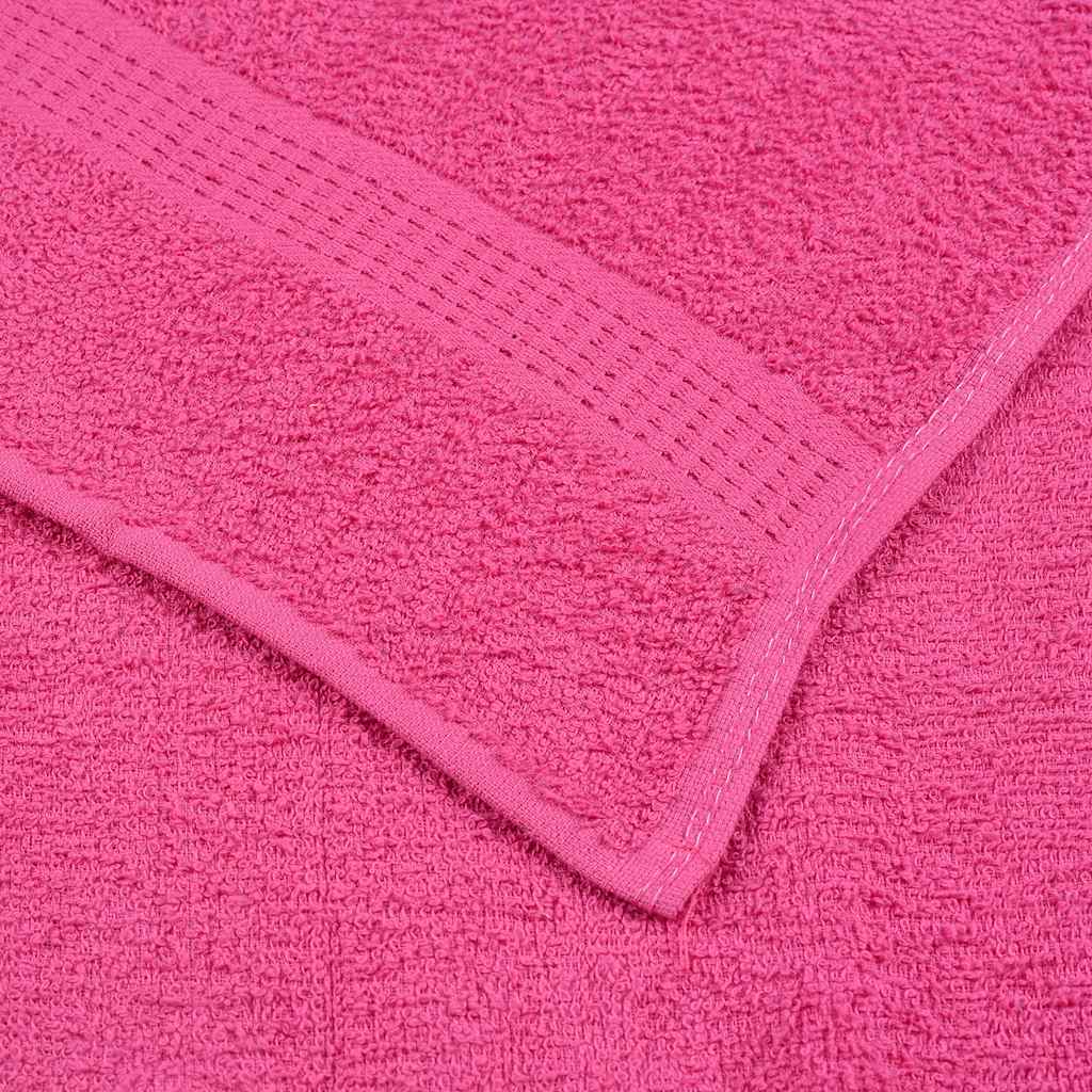 12-delers håndklesett FROGN rosa 360 gsm