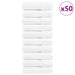 Premium vaskekluter SOLUND 50 stk hvit 15x21cm 600gsm