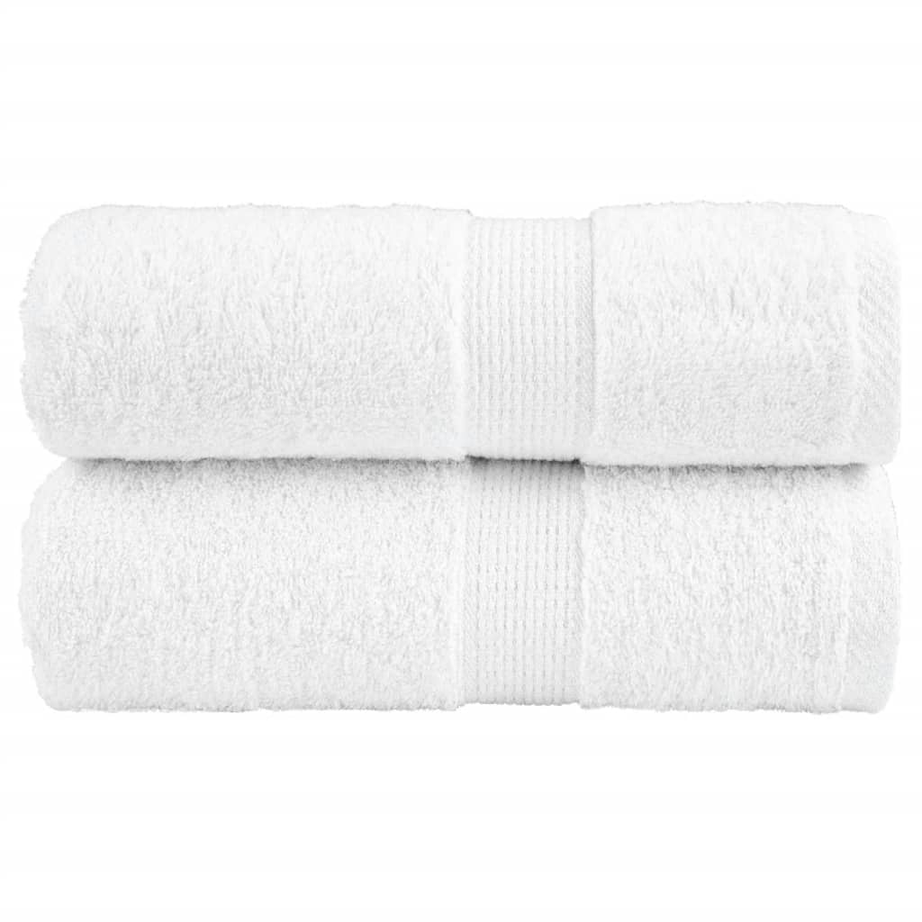 Premium vaskehåndklær SOLUND 2 stk hvite 30x30 cm 600 g/m²