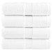 Premium vaskehåndklær SOLUND 4 stk hvite 30x30 cm 600 gsm