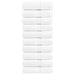 Premium vaskehåndklær SOLUND 10 stk hvite 30x30 cm 600 g/m²