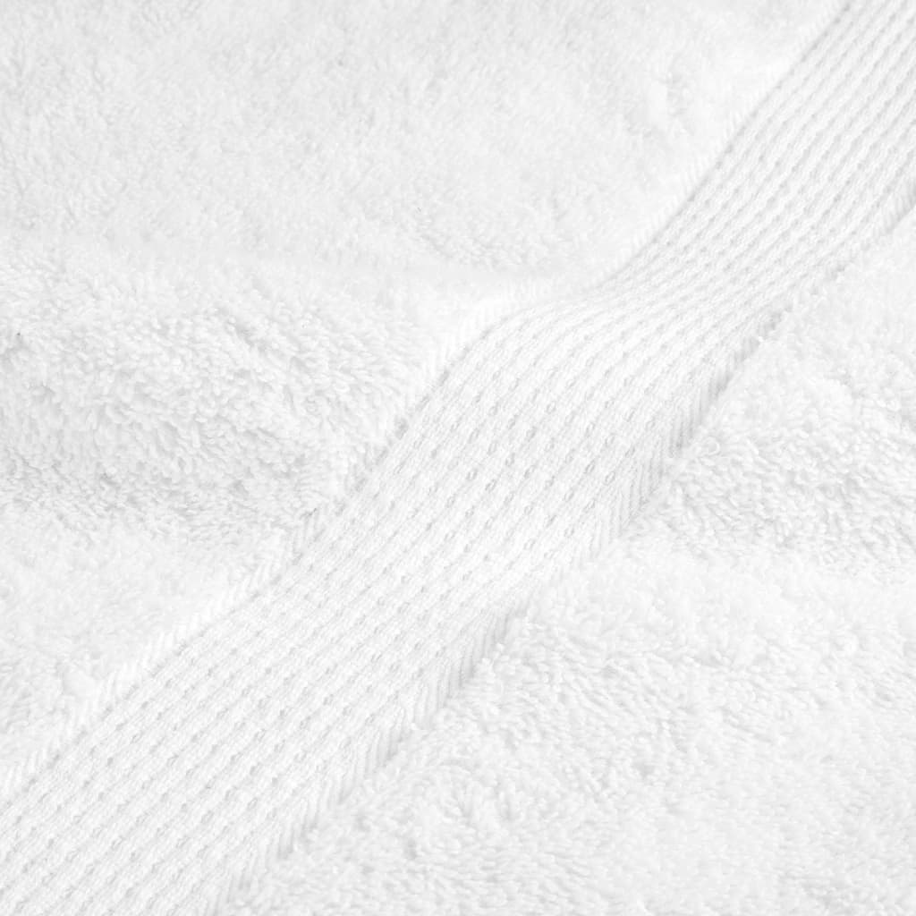 Premium gjestehåndklær SOLUND 4 stk hvit 30x50 cm 600gsm