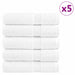Premium dusjhåndklær SOLUND 25 stk hvit 70x140 cm 600gsm