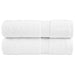 Premium badehåndklær SOLUND 2 stk hvit 100x150 cm 600gsm