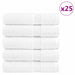 Premium badehåndklær SOLUND 25 stk hvit 100x150 cm 600gsm