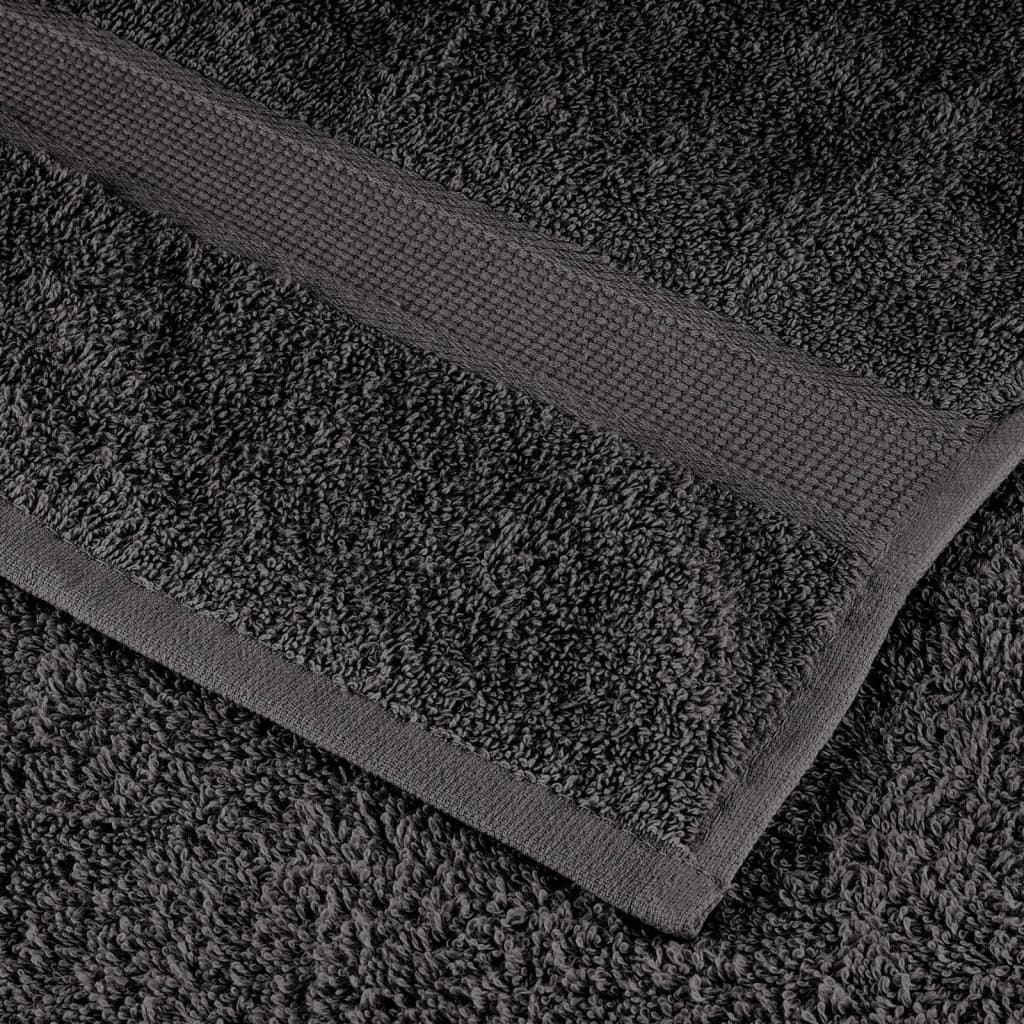 Premium vaskehåndklær SOLUND 2 stk antrasitt 30x30cm 600gsm