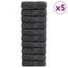 Premium vaskehåndklær SOLUND 50 stk antrasitt 30x30 cm 600 g/m²