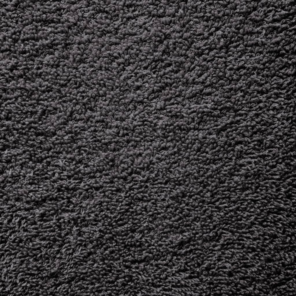 Premium gjestehåndklær SOLUND 2 stk antrasitt 30x50 cm 600gsm