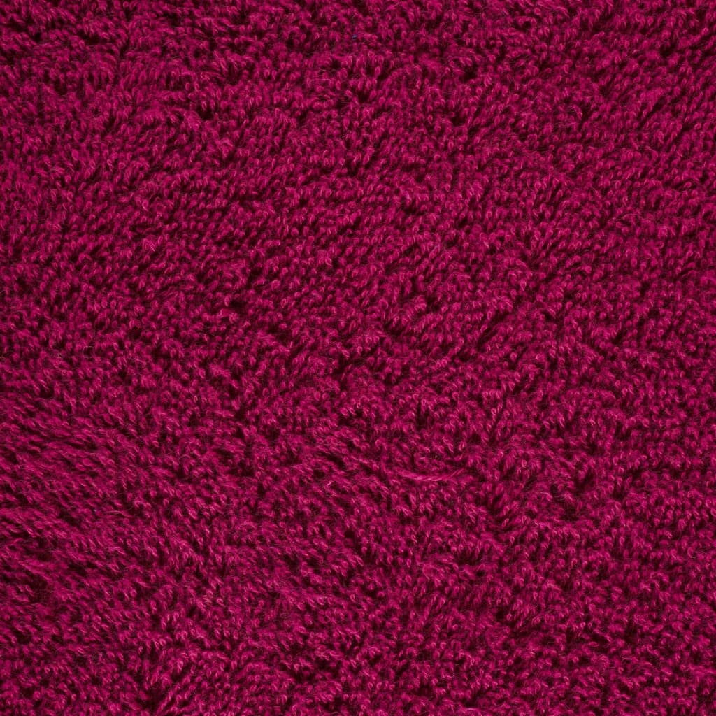 Premium håndklær SOLUND 10 stk burgunder 100x200 cm 600gsm