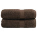 Premium vaskehåndklær SOLUND 2 stk brune 30x30 cm 600 g/m²