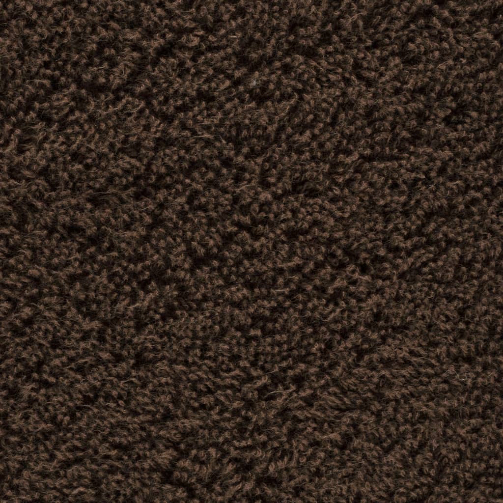 Premium gjestehåndklær SOLUND 10 stk brun 30x50 cm 600gsm