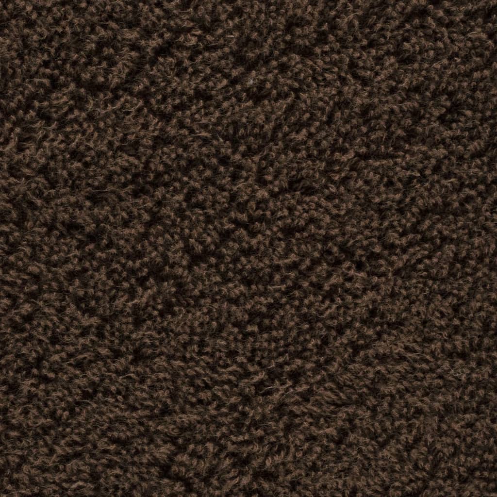 Premium badehåndklær SOLUND 4 stk brun 100x150 cm 600gsm