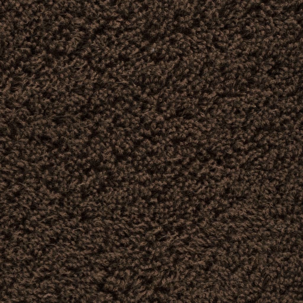 Premium håndklær SOLUND 10 stk brun 100x200 cm 600gsm
