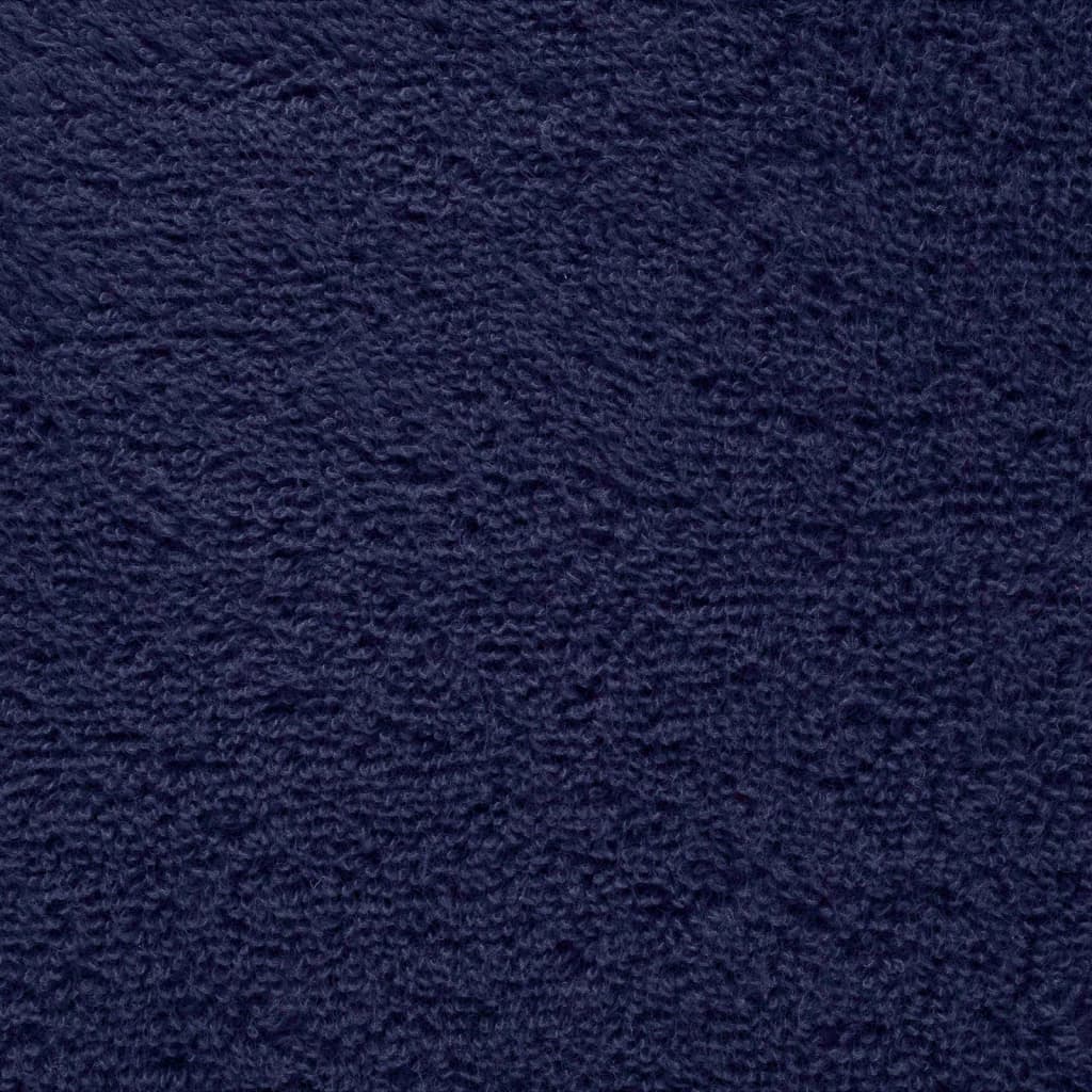 Premium vaskehåndklær SOLUND 10 stk marineblå 30x30 cm 600 g/m²