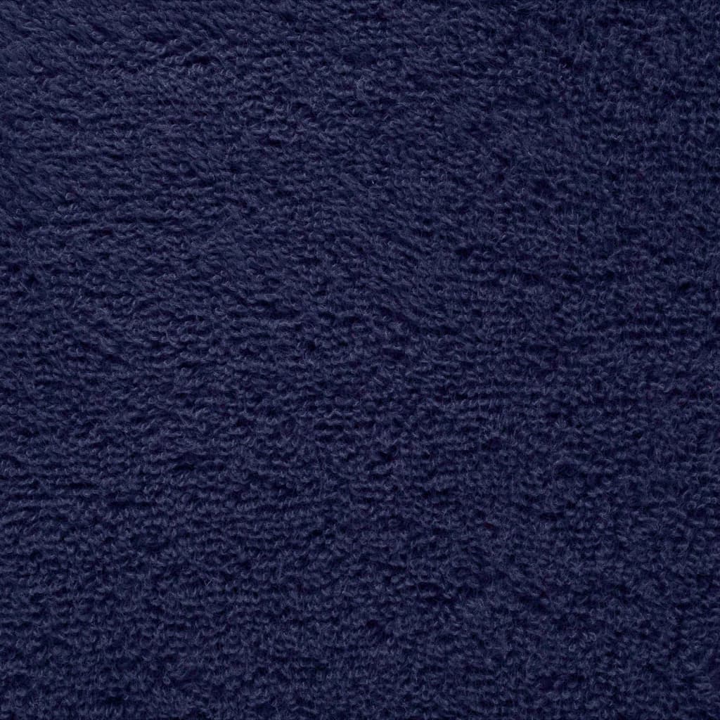 Premium badehåndklær SOLUND 4 stk marineblå 100x150 cm 600gsm