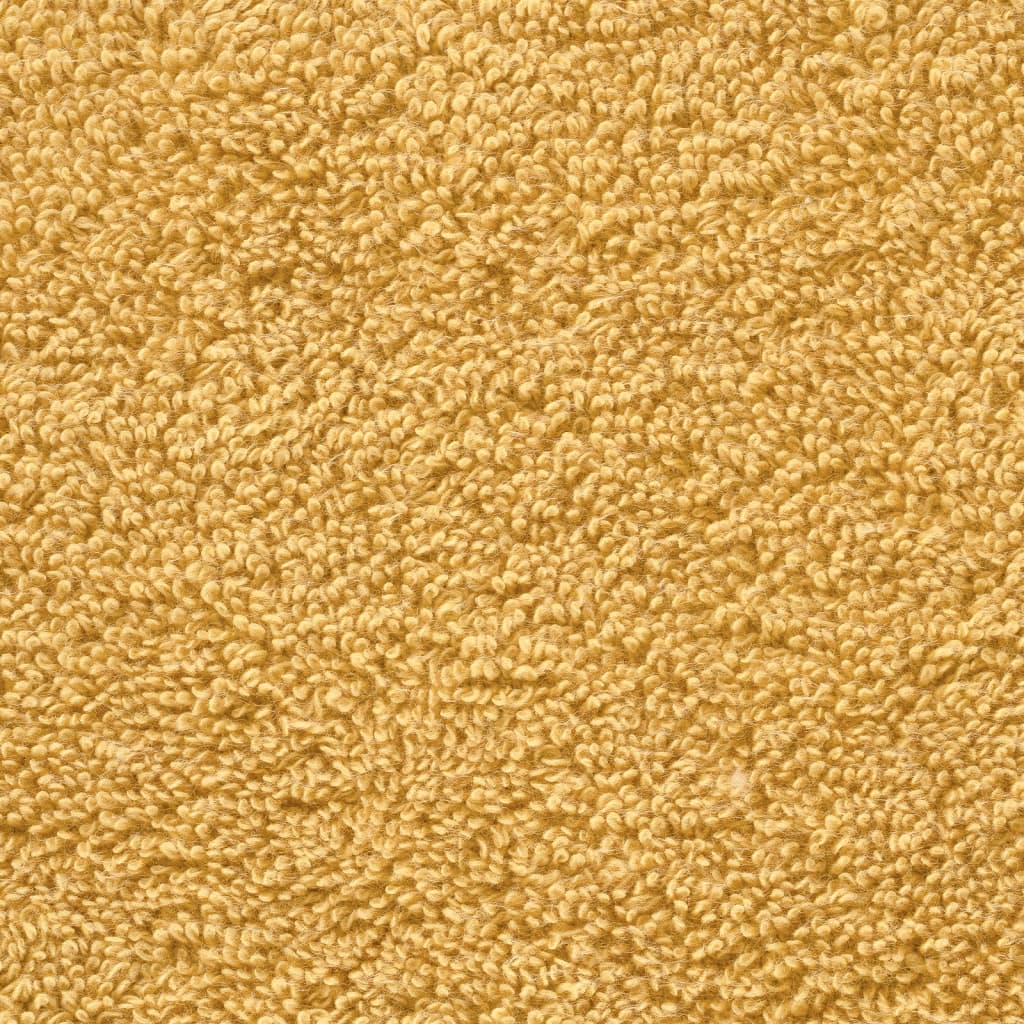 Premium gjestehåndklær SOLUND 2 stk gull 30x50 cm 600gsm