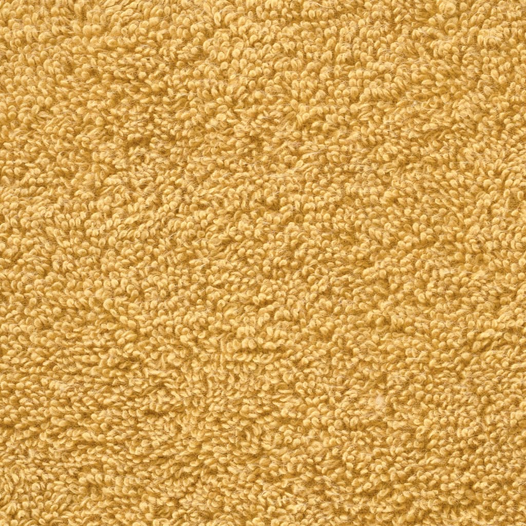 Premium gjestehåndklær SOLUND 10 stk gull 30x50 cm 600gsm