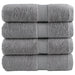 Premium vaskehåndklær SOLUND 4 stk grå 30x30 cm 600 g/m²