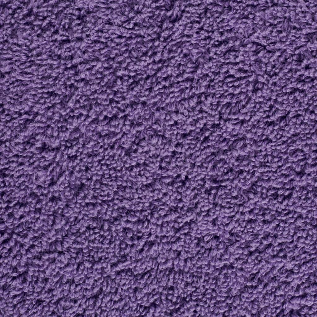 Premium gjestehåndklær SOLUND 4 stk lilla 30x50 cm 600 g/m2