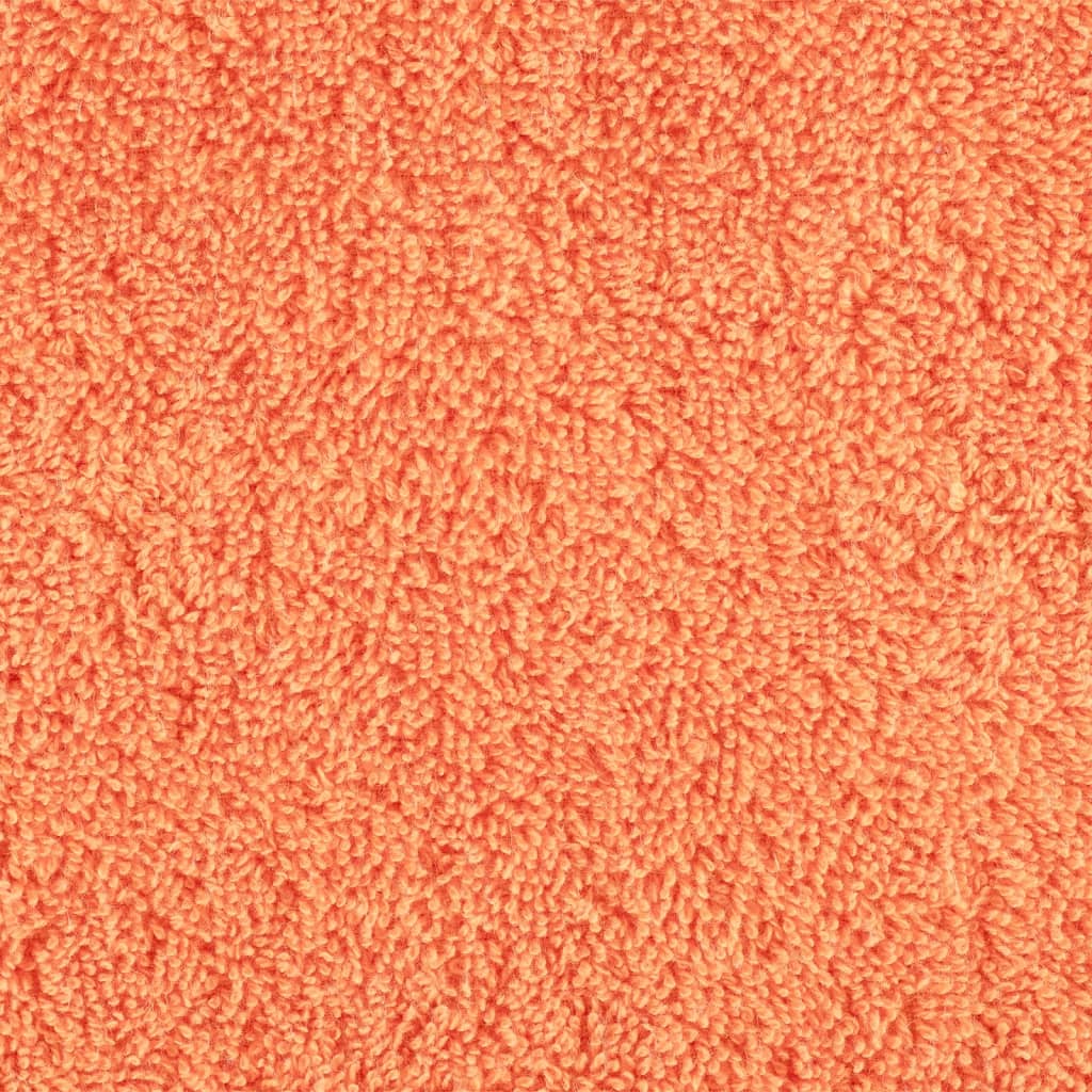 Premium håndklær SOLUND 10 stk oransje 100x200cm 600 g/m2