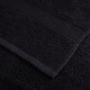 Premium vaskehåndklær SOLUND 2 stk svart 30x30 cm 600 gsm