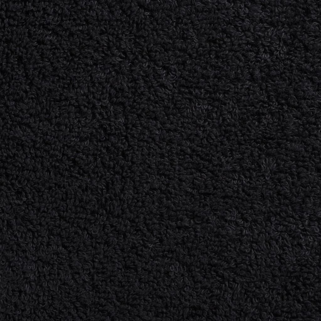 Premium vaskehåndklær SOLUND 4 stk svart 30x30 cm 600 gsm
