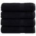 Premium håndklær SOLUND 4 stk svart 50x100cm 600 g/m2