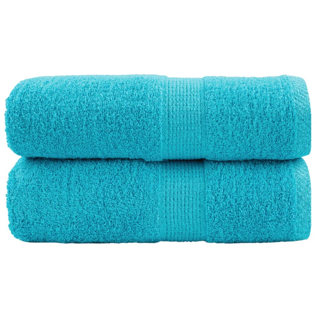 Premium vaskehåndklær SOLUND 2 stk turkis 30x30 cm 600 gsm