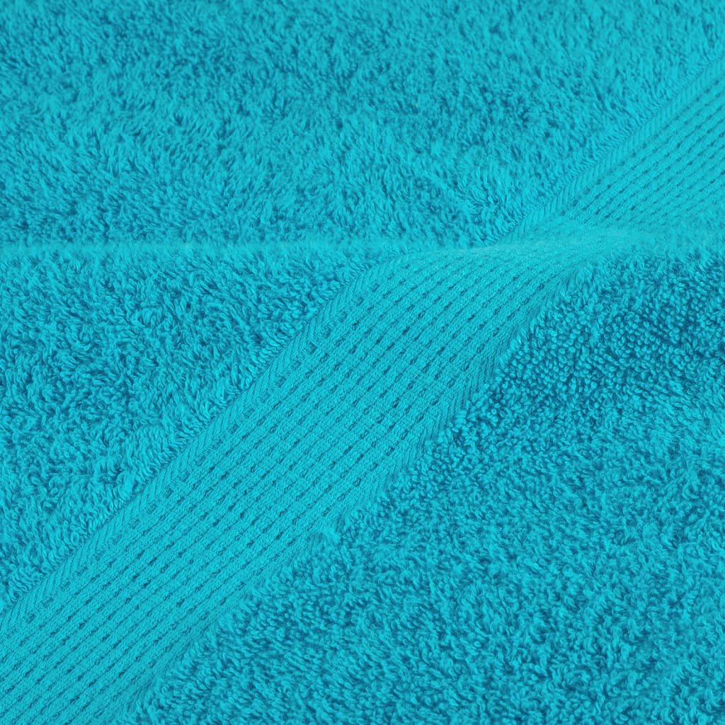 Premium vaskehåndklær SOLUND 2 stk turkis 30x30 cm 600 gsm