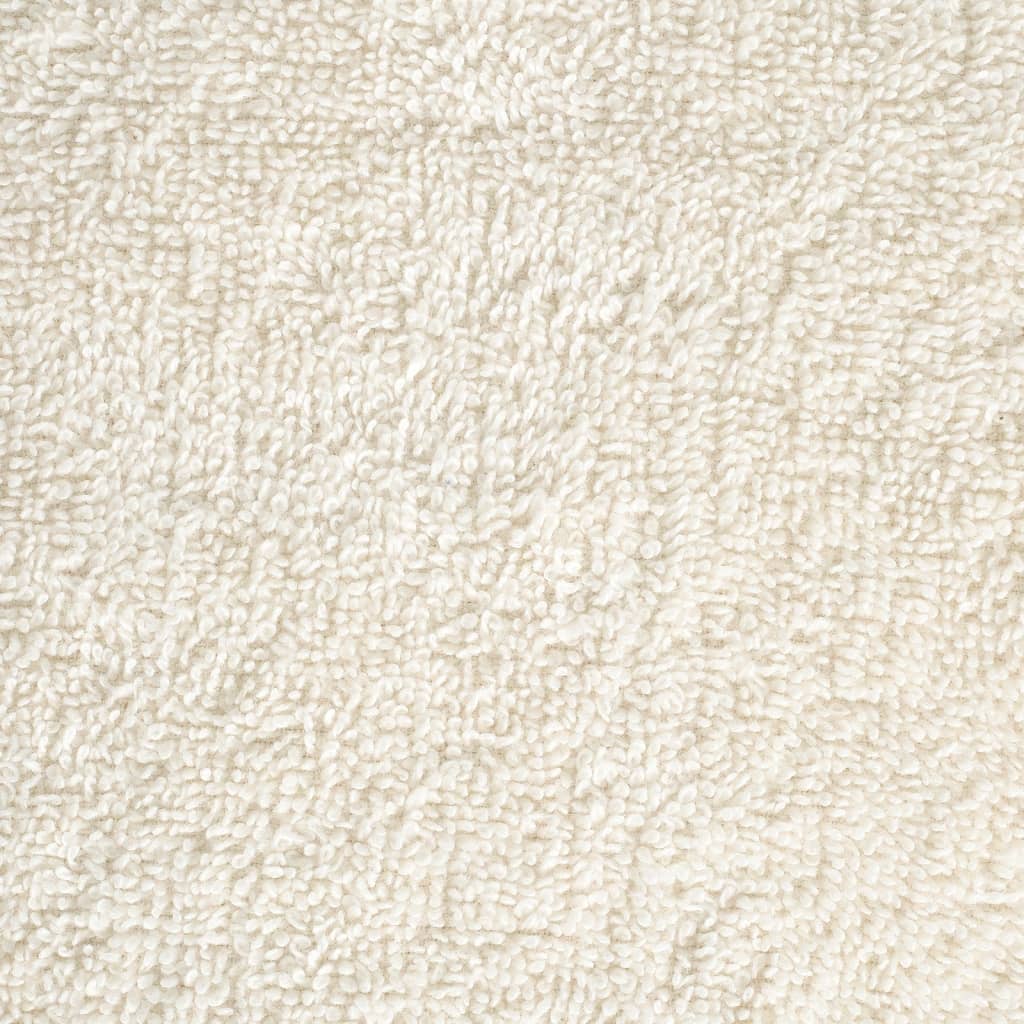 Premium gjestehåndklærb SOLUND 4 stk krem 30x50cm 600 g/m2