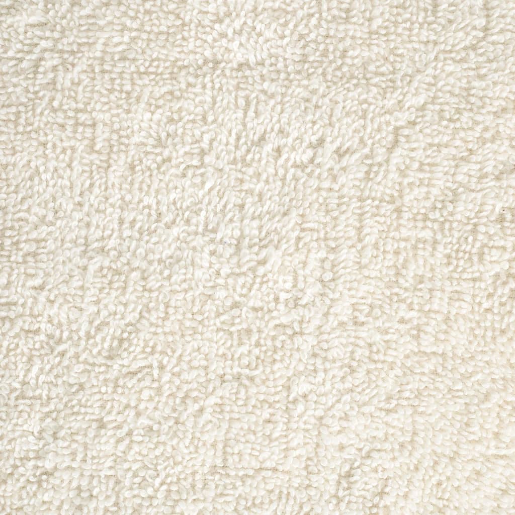Premium håndklær SOLUND 4 stk kremhvit 50x100cm 600 g/m2