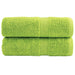 Premium vaskehåndklær SOLUND 2 stk eplegrønne 30x30 cm 600 gsm